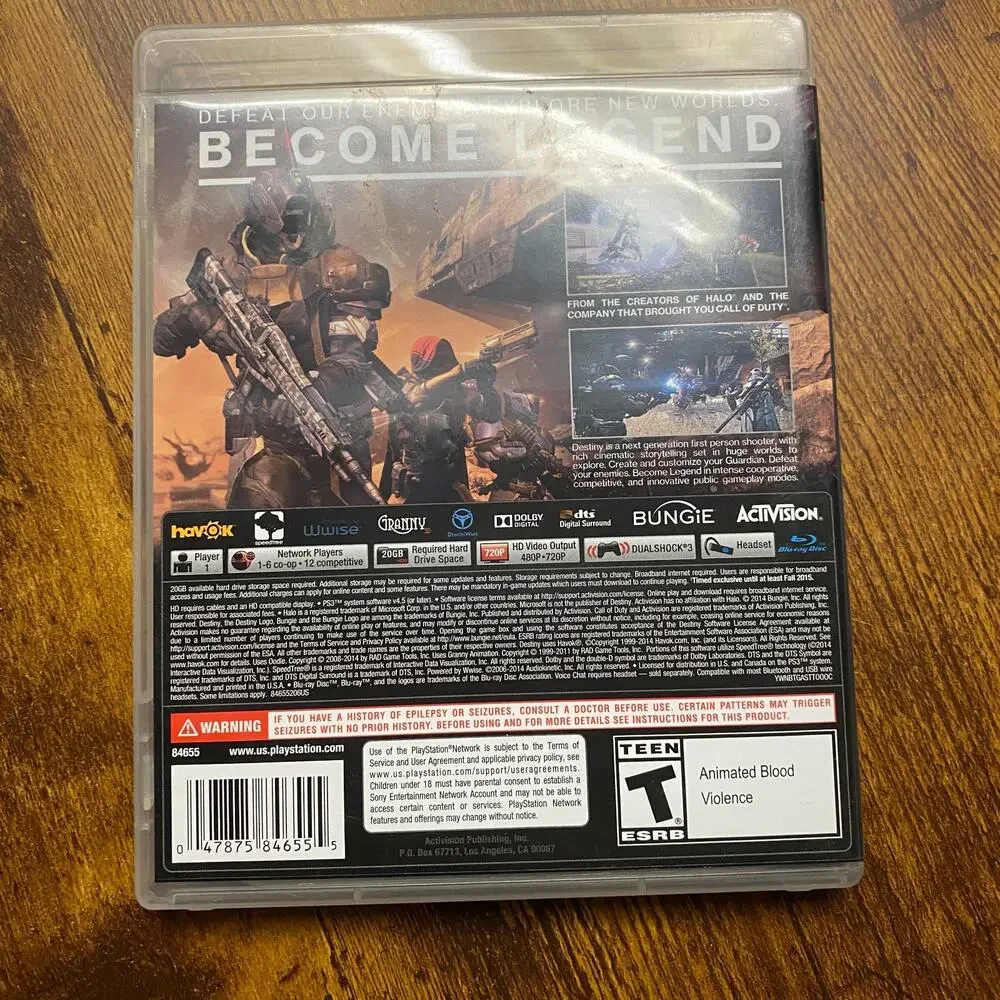 Destiny PS3 - Sony PlayStation 3
